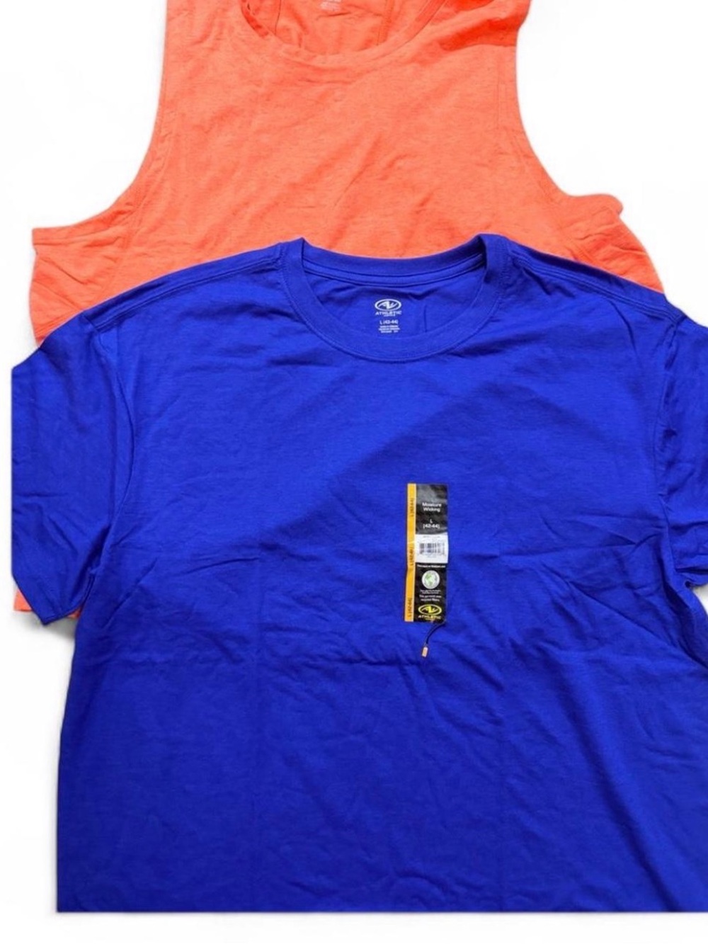 Blue Crewneck T-Shirt with Coral Tank - Bright Colorpack